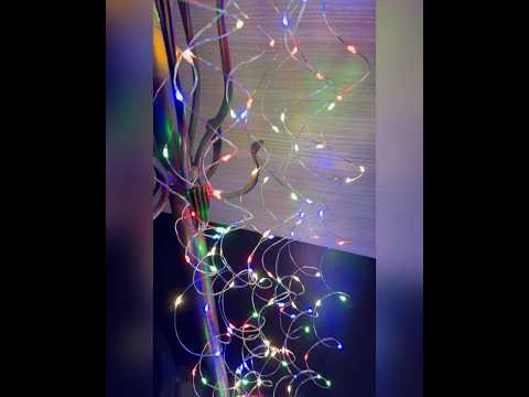 Гірлянда новорічна  штора роса 200 LED 2,5*2м від USB RGB