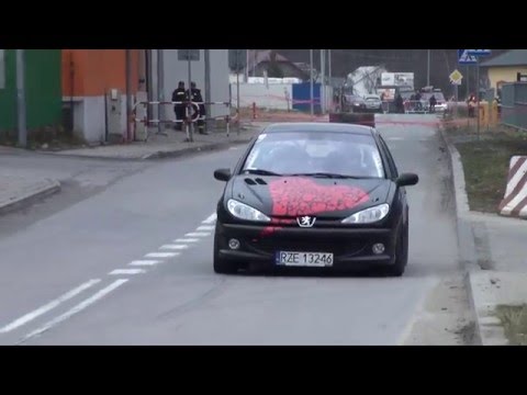 Przywara Krzysztof / Grabowska Magdalena - Peugeot 206 GTI - KJS Babski Super OeS Gorlice 06-03-2016
