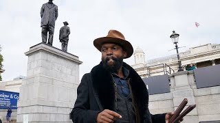 Malawi-born artist celebrates national hero Chilembwe on Trafalgar Square