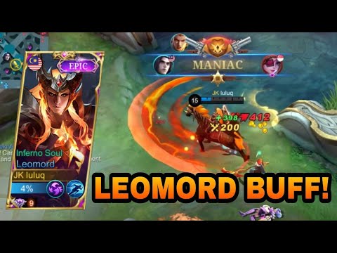 LEOMORD terlalu OP selepas di BUFF! Mendapatkan MANIAC terlalu mudah! | Mobile Legends