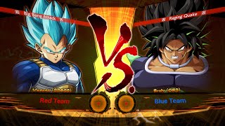 Vegeta (SSB) VS Broly (DBS) | Dragon Ball FighterZ | XBOX Series X Gameplay