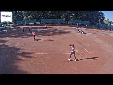 Charvátová Starečková vs. Štruplová Těhníková QF kurt 2 29 9 2018 TC Chrudim A5 Cup 2018 starší žačk