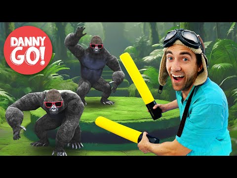 “Golpeo Gorila!” Danza Con Tambores 🦍 🥁 | Danny Go! Canciones para Niños