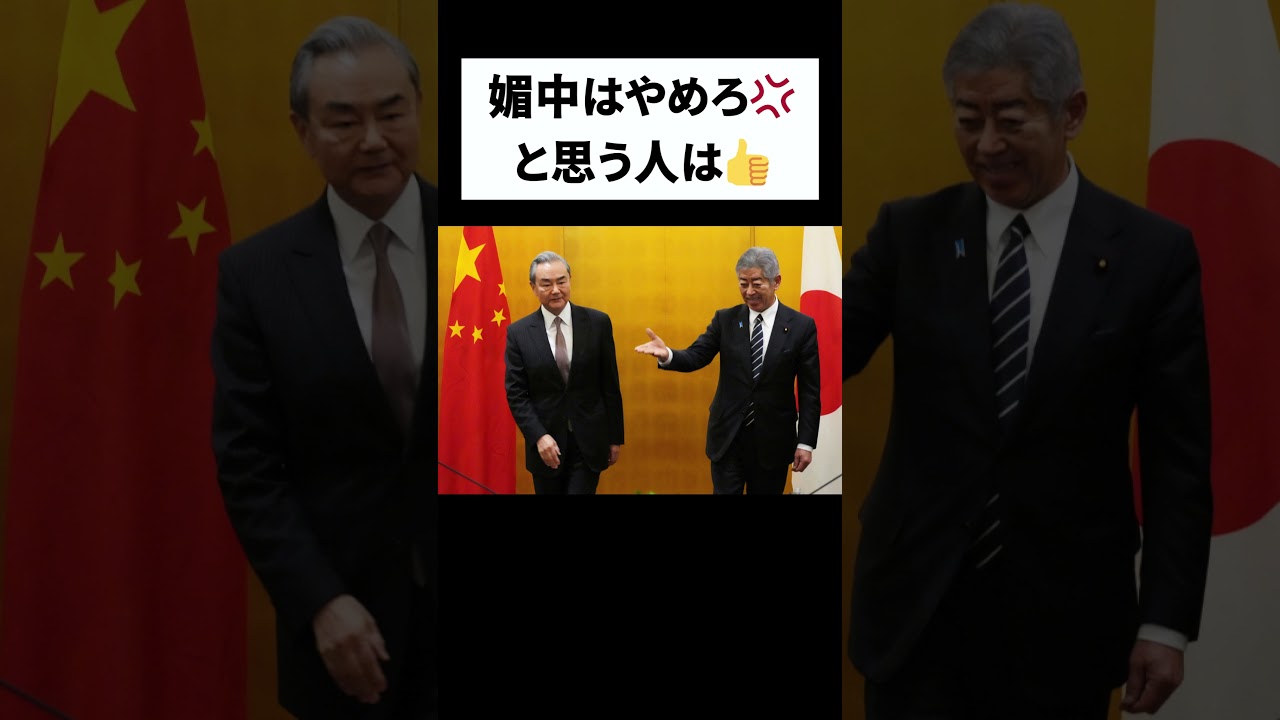 媚中はやめろと💢と思う人は👍