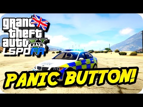 GTA 5 LSPDFR BRITISH PATROL! - PANIC BUTTON!