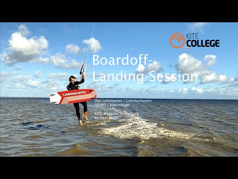Kitecollege Tutorial #Boardoff Landing Session lernen