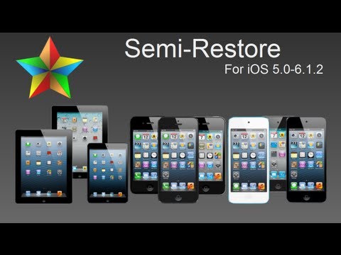 Wiederherstellen ohne Jailbreakverlust - SemiRestore - Mac/Windows/Linux