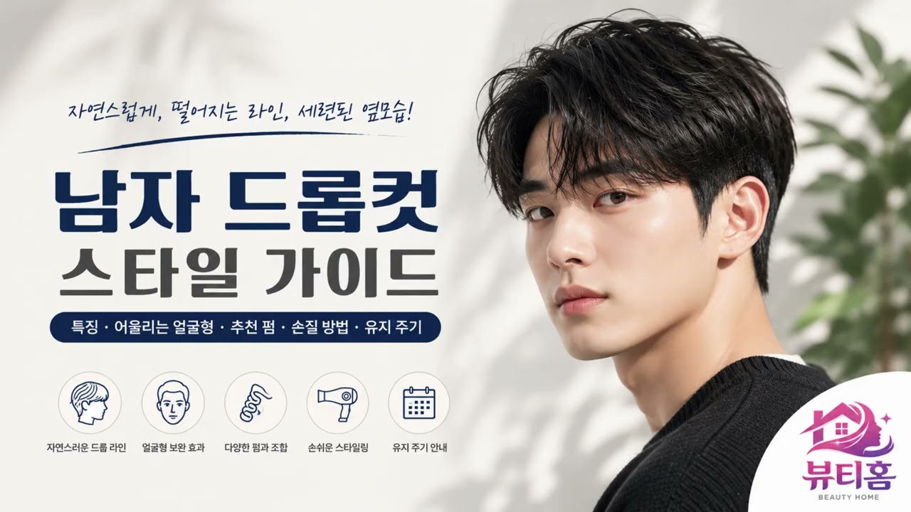 남자 드롭컷 스타일 가이드