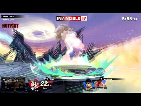 Fons Dr Mario vs Parappa Ryu - L. Top 8 - Invincible IV - SSBU Singles