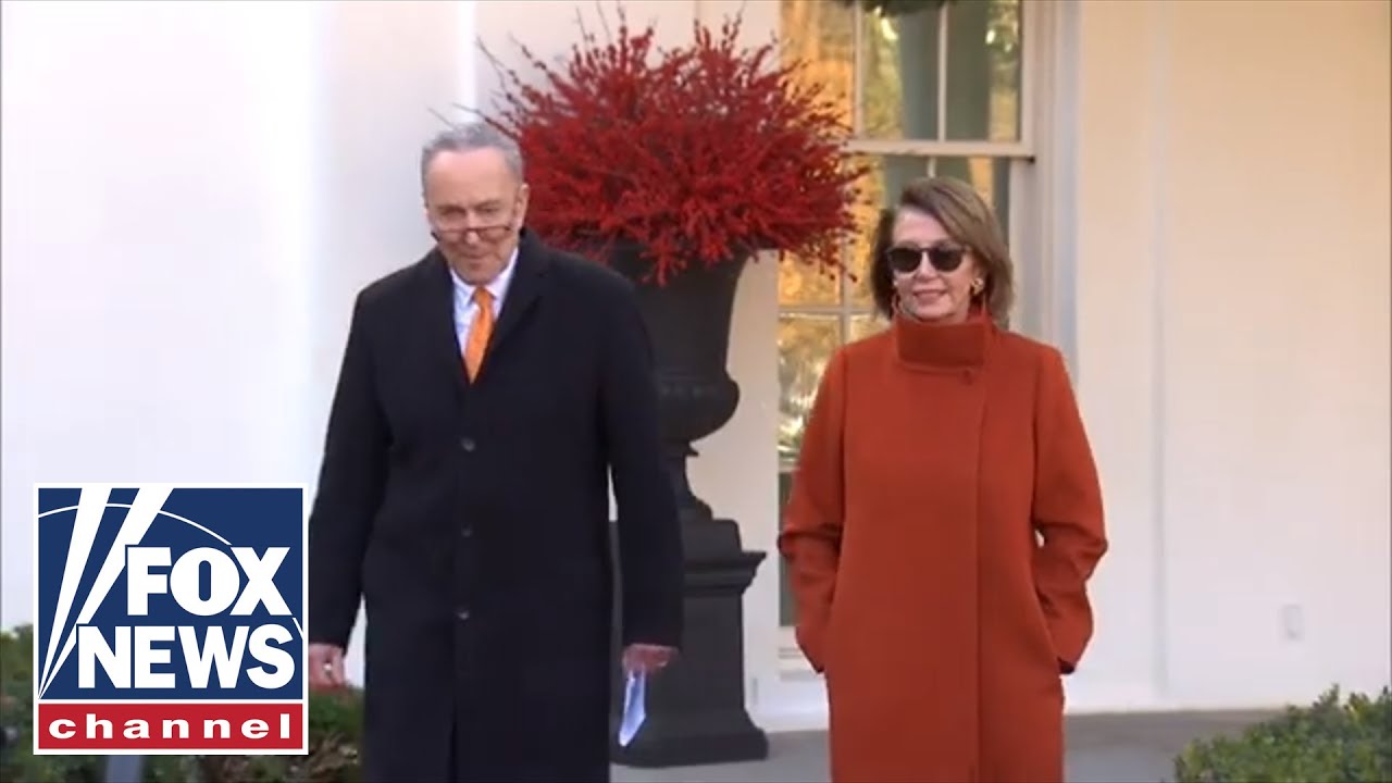 Pelosi and Schumer speak after meeting with Trump