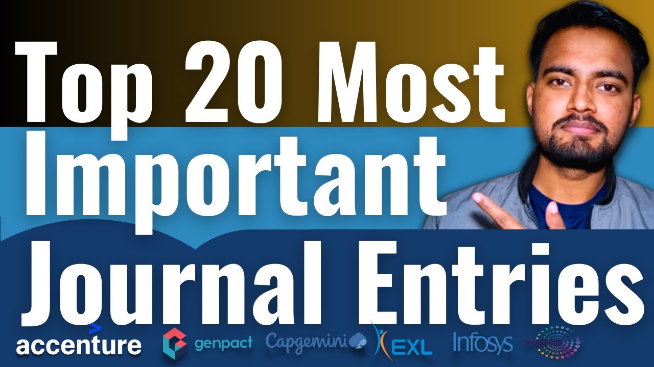 20 Most Important Journal Entries 2025 | Most Asked Journal Entries In An Interview | CorporateWala