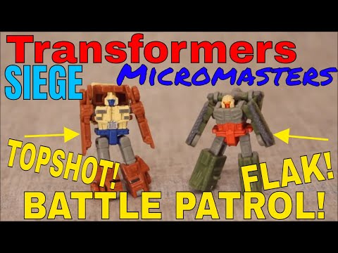 Transformers WFC Siege Battle Patrol - Topshot and Flak - GotBot True Review NUMBER 486