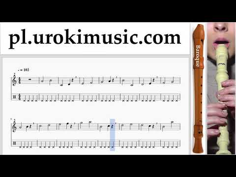 Jak Grać Na Flecie Prostym (Barokowy) Clean Bandit - Rockabye ft Sean Paul Anne-Marie Tabulatura