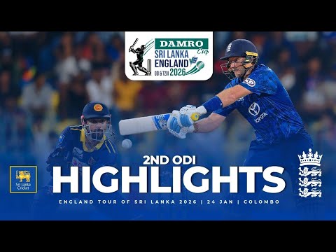 Sri Lanka vs England: 2nd ODI Full Match Highlights | RPICS Colombo
