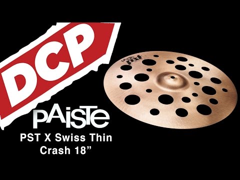 Paiste PSTX Swiss Thin Crash Cymbal 18"