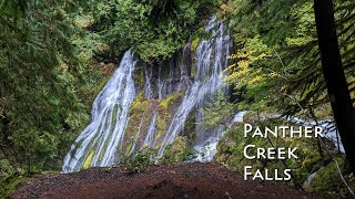 Video review of the Panther Creek Falls trail with footage of it's features and terrain
