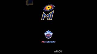 Coming soon IPL | 2nd  match Mumbai Indians vs Delhi capital | whatsapp status | Short status video