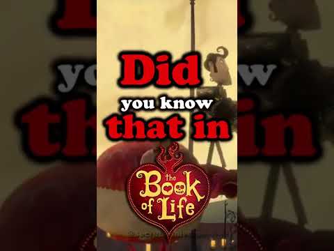 Did you know that in The Book of Life (2014)?!🧐 #shorts