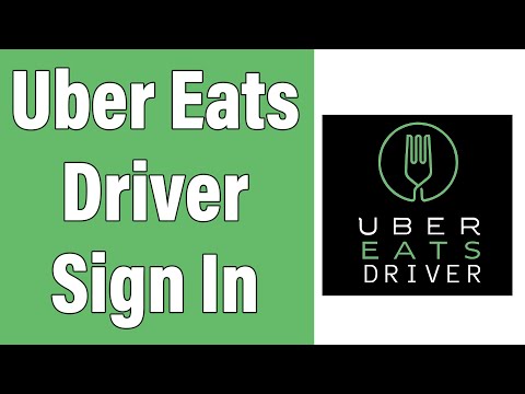 Uber Eats Driver Login