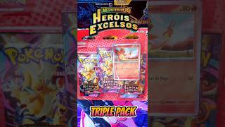 TRIPLE PACK - Pokémon Heróis Excelsos (Charmander - Pacote 01 de 03)