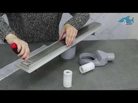 Трап для душа поворотный под плитку 95 см металл MCH N 950 K1 - фото 1 - id-p787103673