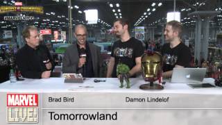 Damon Lindelof and Brad Bird of Tomorrowland Bring the Good Vibes and Talk the Movie at NYCC 2014