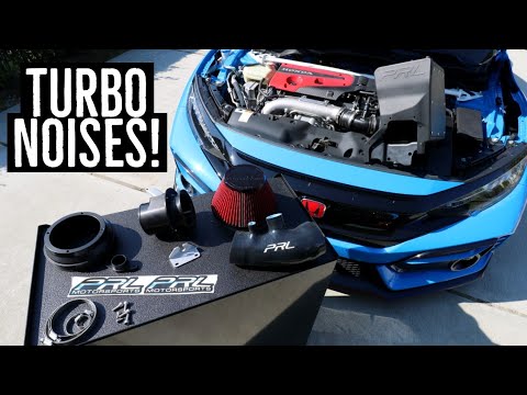 2020-21 Civic Type R Making **TURBO NOISES** | PRL Intake System Install & Review! | S4 - EP4