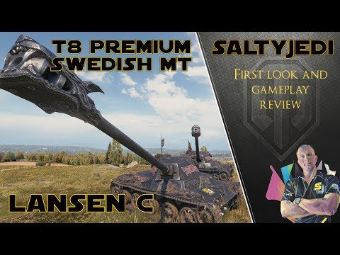 World Of Tanks II Lansen C II Swedish T8 Premium MT Review