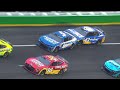 Kyle Larson spins from 14th and blows a tire