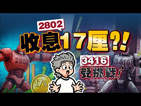 南方東英 2802 大戰 3416｜$880入場收17%高息？挑戰 3416 一哥地位！國指Covered Call ETF詳盡比較（收息股必睇）