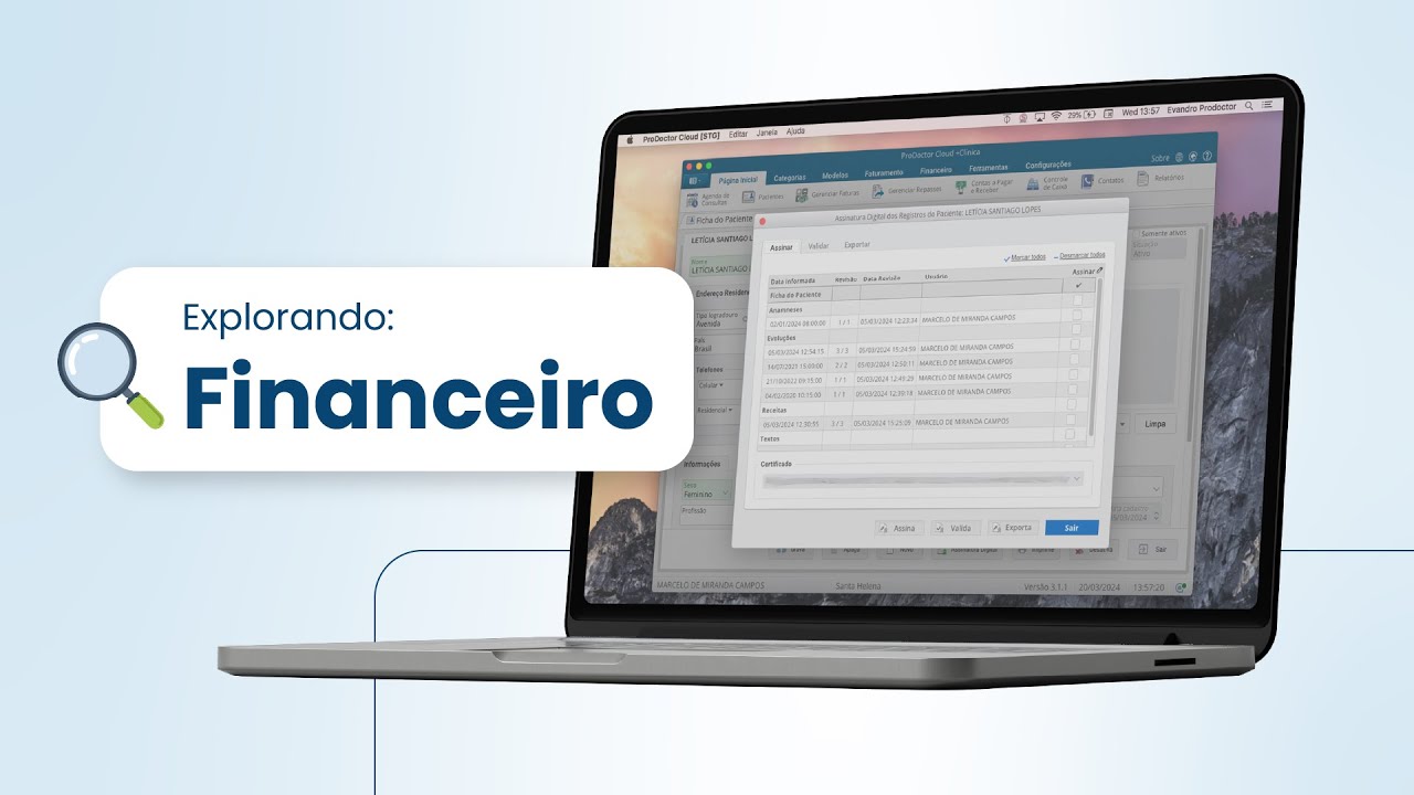 Explorando: Financeiro