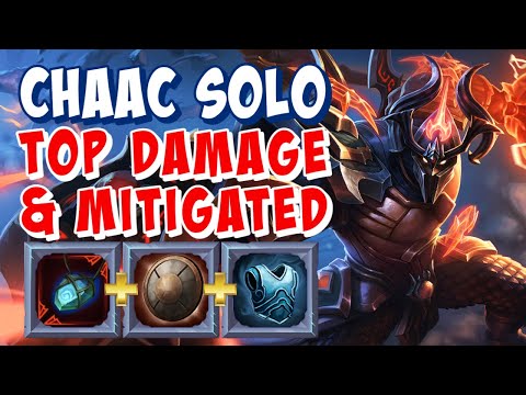 THIS BUILD IS INSANE! CHAAC SOLO GAMEPLAY SMITE SEASON 9