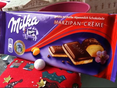 Chocolat Milka Marzipan Crème - Produit Allemand.