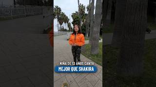 Niña de 13 años canta mejor que Shakira