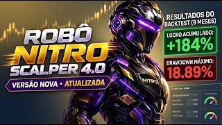 A Estratégia por Trás do Novo Nitro Scalper 4.0 Revelada // 184% em 9 meses resultados do Backtest