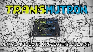 Video thumbnail for Boredbrain Transmutron Dual FX Loop Crossover Filter for guitar pedals & eurorack by Boredbrain Music