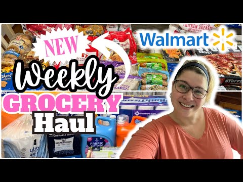 💥LARGE💥Walmart Grocery Haul | weekly Grocery Haul & Meal Plan