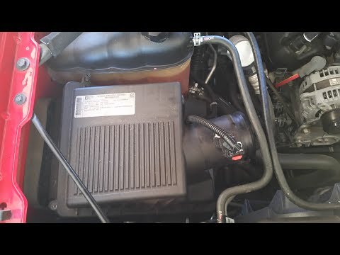 2014 Chevy Silverado, how to remove air filter lid