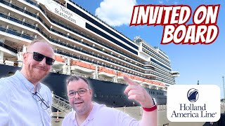 We visited Holland America Line's NIEUW STATENDAM in Belfast | Our FIRST impressions