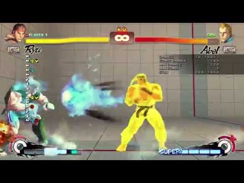 USF4 Ryu 1.04 Fireball Combo - Bonus Combo