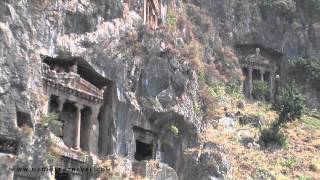 preview picture of video 'Turkey - Kayakoy - Lycian Tombs - Dalyan'