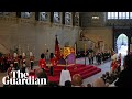 Queen's coffin arrives in Westminster Hall for lying-in-state