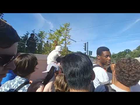 Inauguration de la ligne Tramway T13 Express avec plein de passionnés