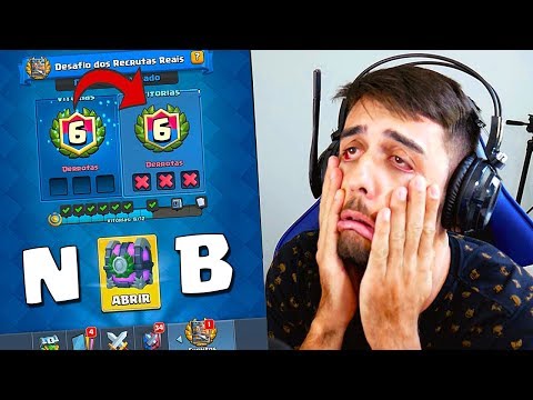 QUASE GANHEI O DESAFIO DOS RECRUTAS REAIS NO CLASH ROYALE