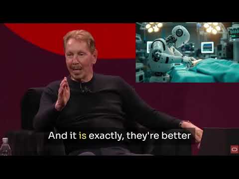 Larry Ellison reveals that AI powered surgical robots have overtaken even the most skilled human doc