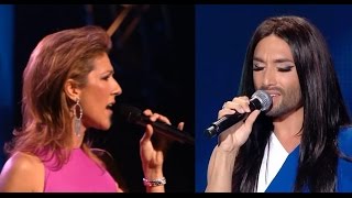 Celine Dion &amp; Conchita Wurst My Heart Will Go On
