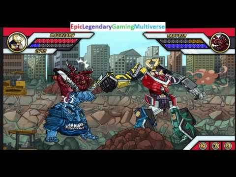 Tooya VS Megazord In A Power Rangers Samurai Rangers Together, Samurai Forever Match / Battle