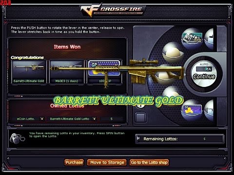 Crossfire Philippines: Winning Barrett Ultimate Gold (July 29, 2016)