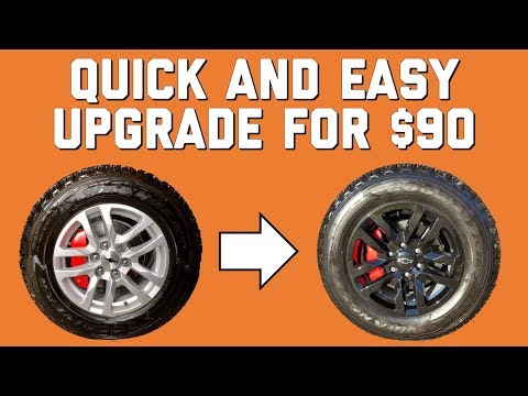How to make your wheels black! Wheel skins for 2019, 2020, and 2021 Chevy Silverado