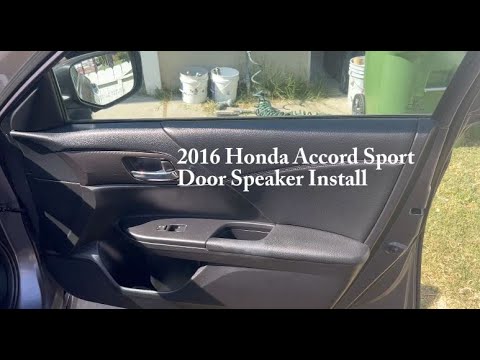 2016 Honda Accord Door Speakers Install